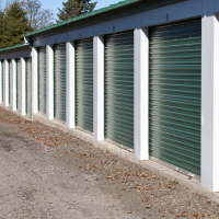 Self Storage Building Gutter Clogging and a Gutter Back-Up Fix