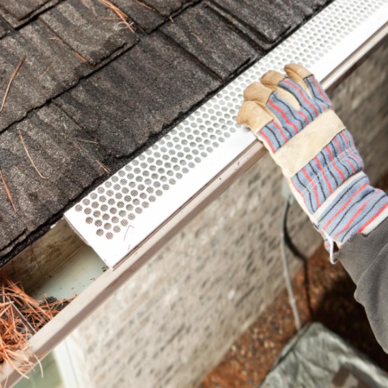 Gutter Screen damage and repair