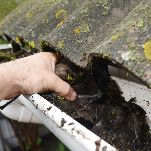 DIY Plastic Gutter guard