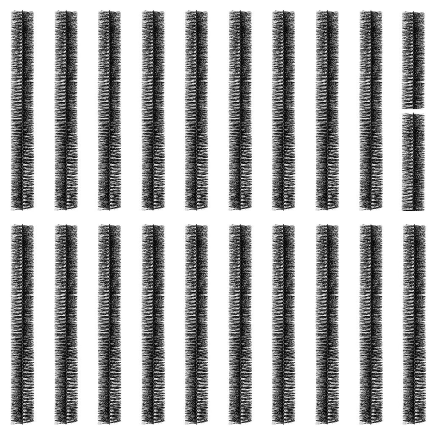 6 INCH GUTTER GUARD - 60 FT. (5.25 IN. DIA.) - GutterBrush Gutter Guards