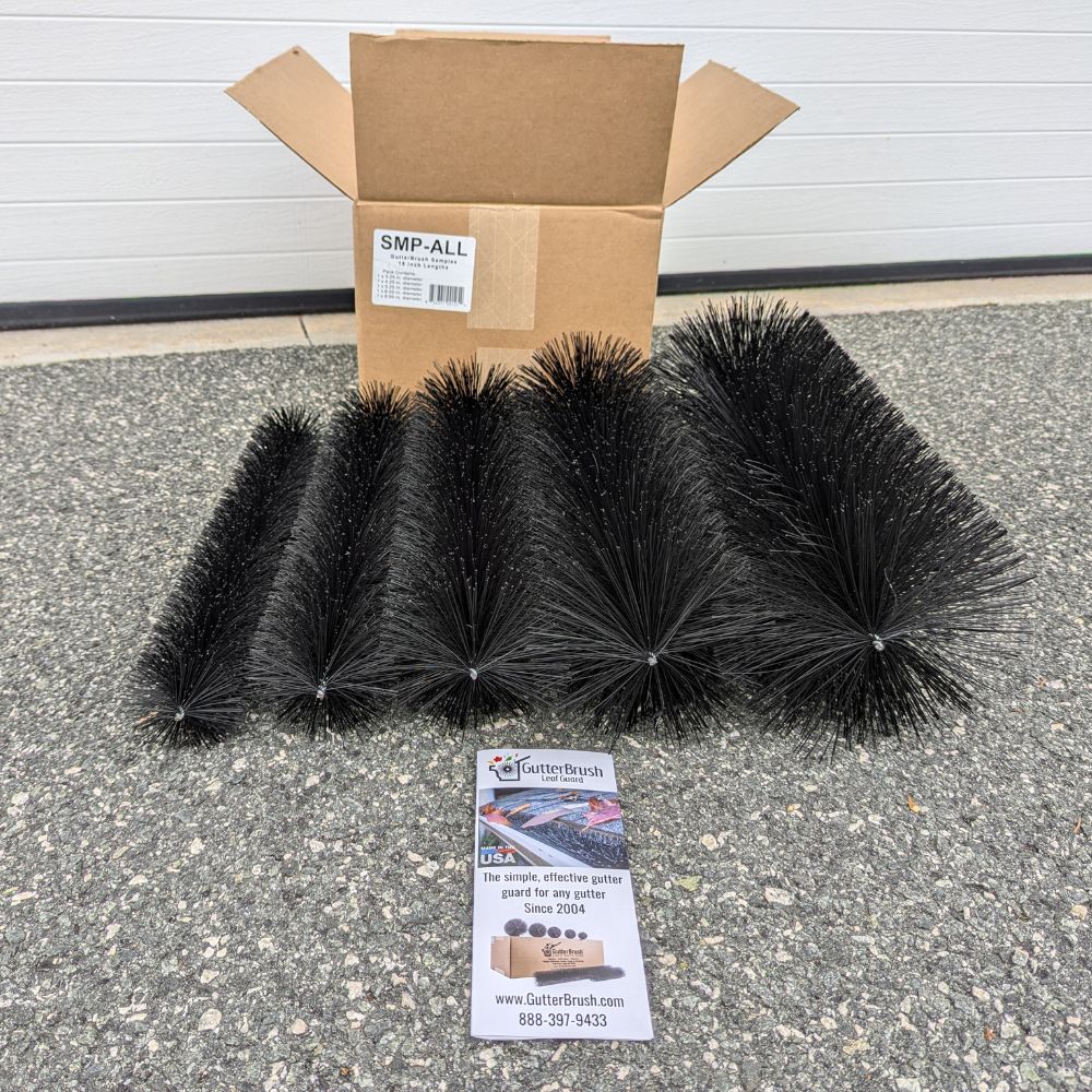 Gutter Guard Samples - GutterBrush Gutter Guards