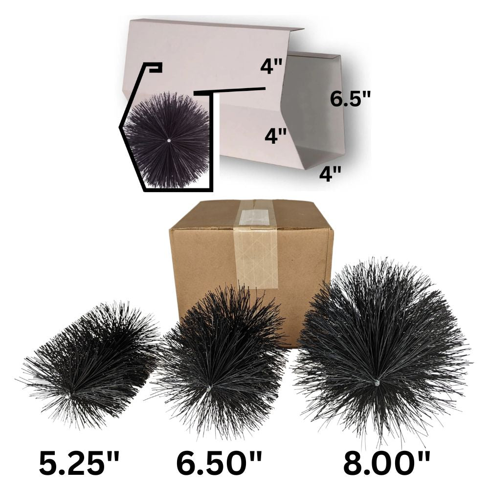 Gutter Guard Sizing Samples - 12 Inch Sections - 3 Sizes