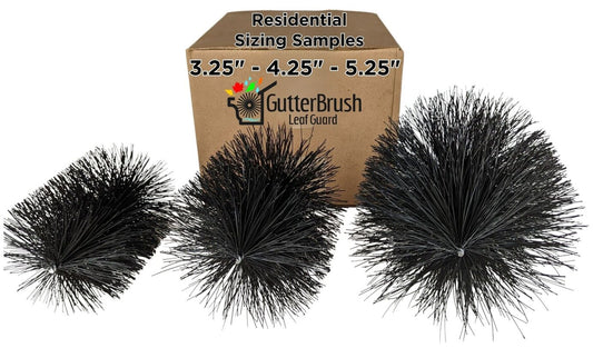 Gutter Guard Samples - Residential - GutterBrush Gutter Guards