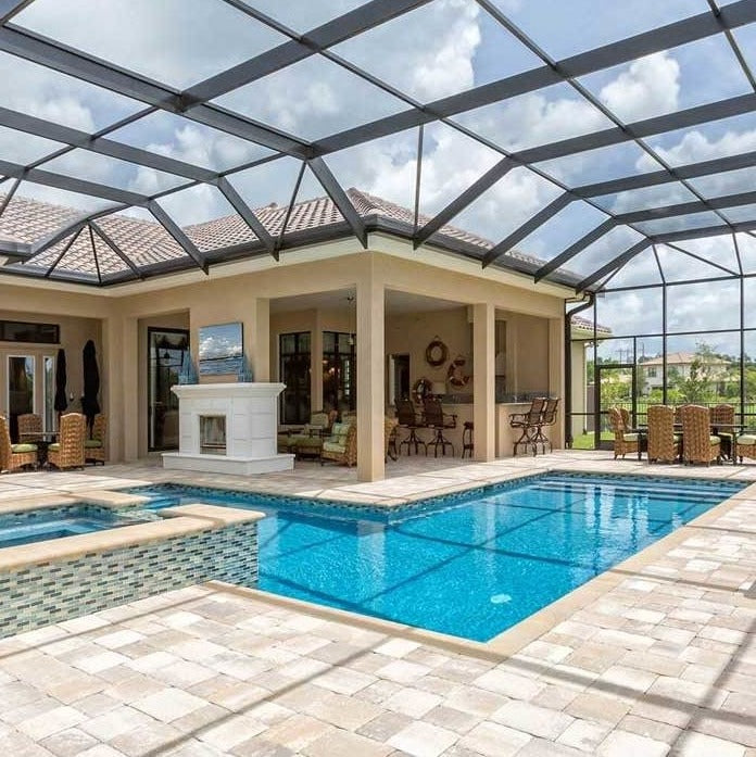 Gutter Guard for Super Gutter for pool screen cage