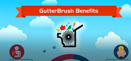 diagram of increased home value as benefit of using Gutterbrush