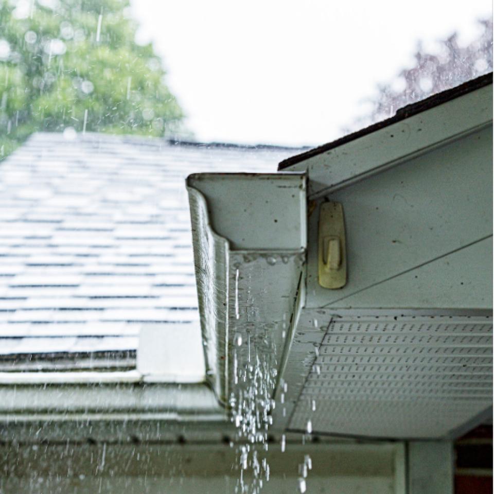 best diy gutter guard in the rain