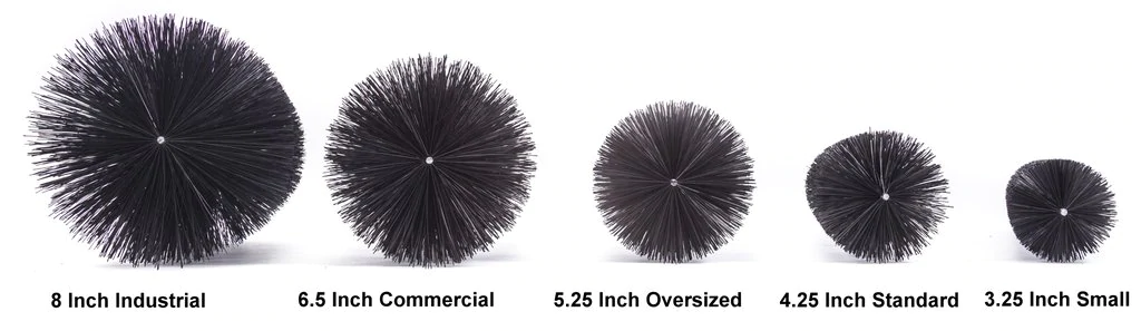 Gutter Guard Sizes, Brush sizes