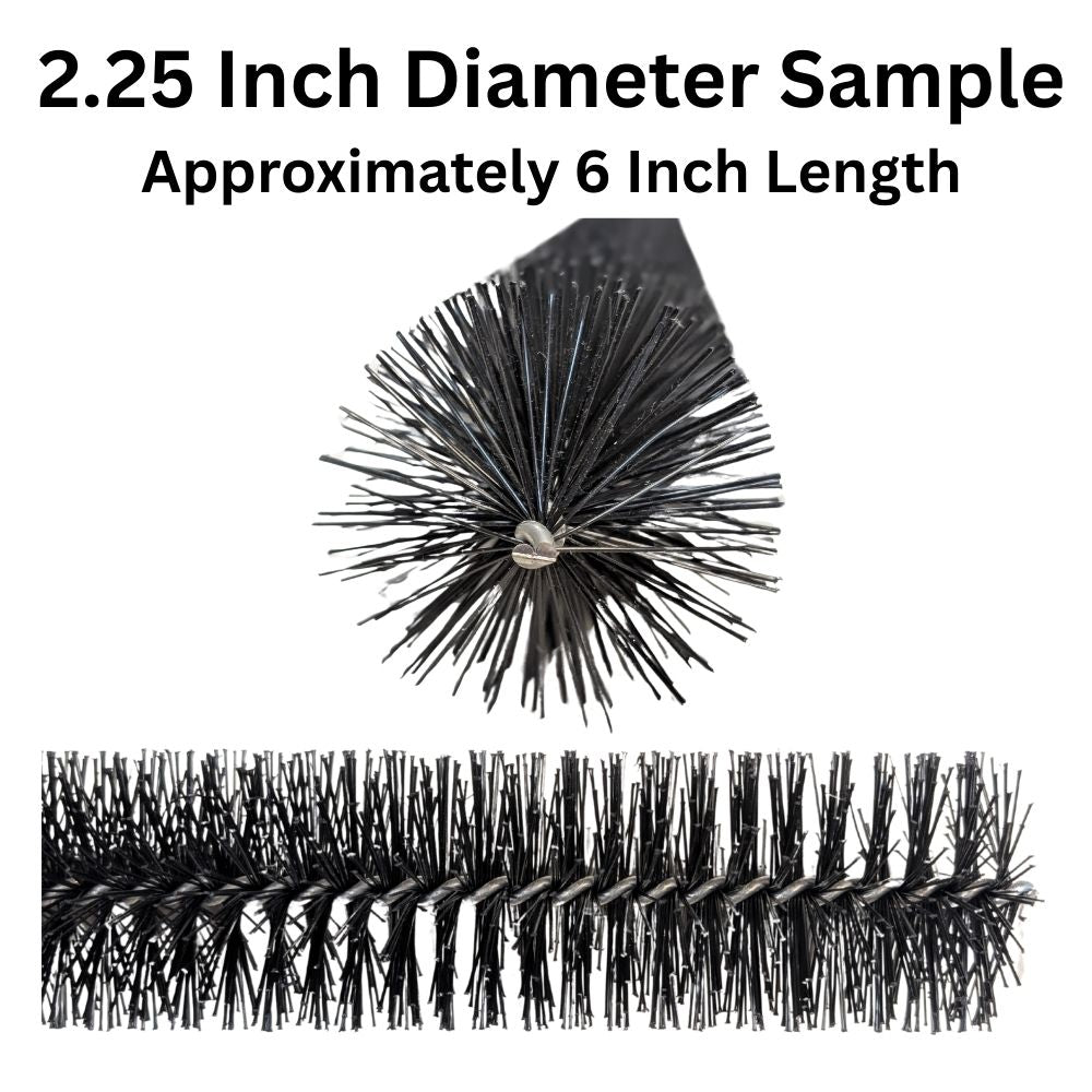 2.25 In. Sample - GutterBrush Gutter Guards