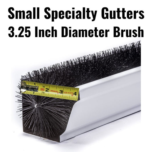 Gutter Guards For Small Gutters 3.25 inch diameter brush