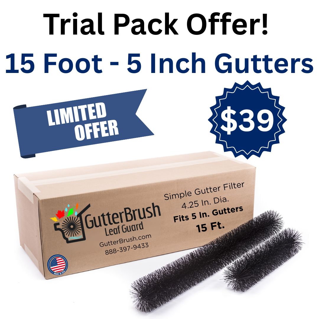 GutterBrush 15 Ft. Try-It Pack – Test It in Your Toughest Gutter for Just $39 (No Additional Discounts)