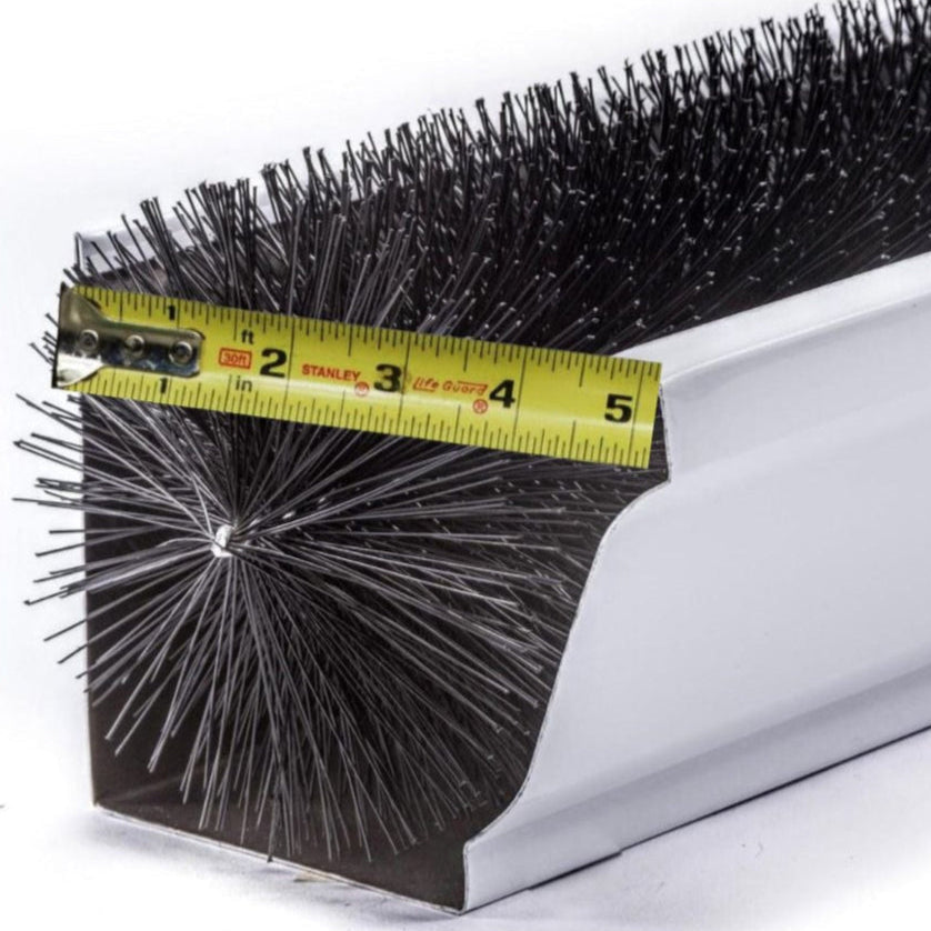 5 Inch Gutter With GutterBrush Guard