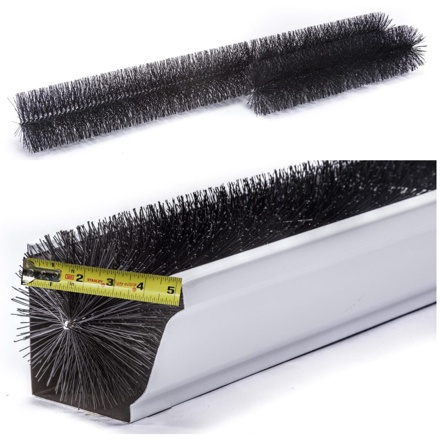 Standard 5 Inch Gutter Guards - Most Common Gutter Size - GutterBrush Gutter Guards