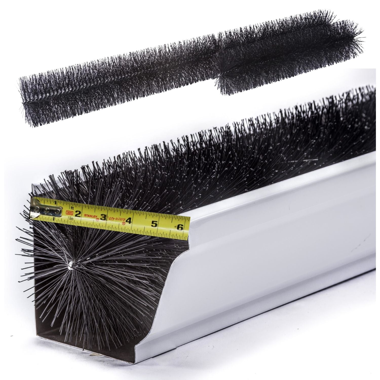 6 INCH GUTTER GUARD - 60 FT. (5.25 IN. DIA.) - GutterBrush Gutter Guards