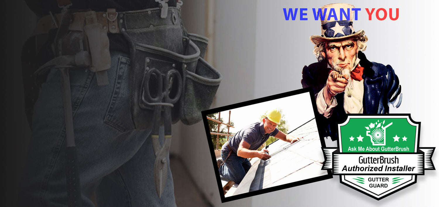 Gutter guard installer is wanted  by GutterBrush