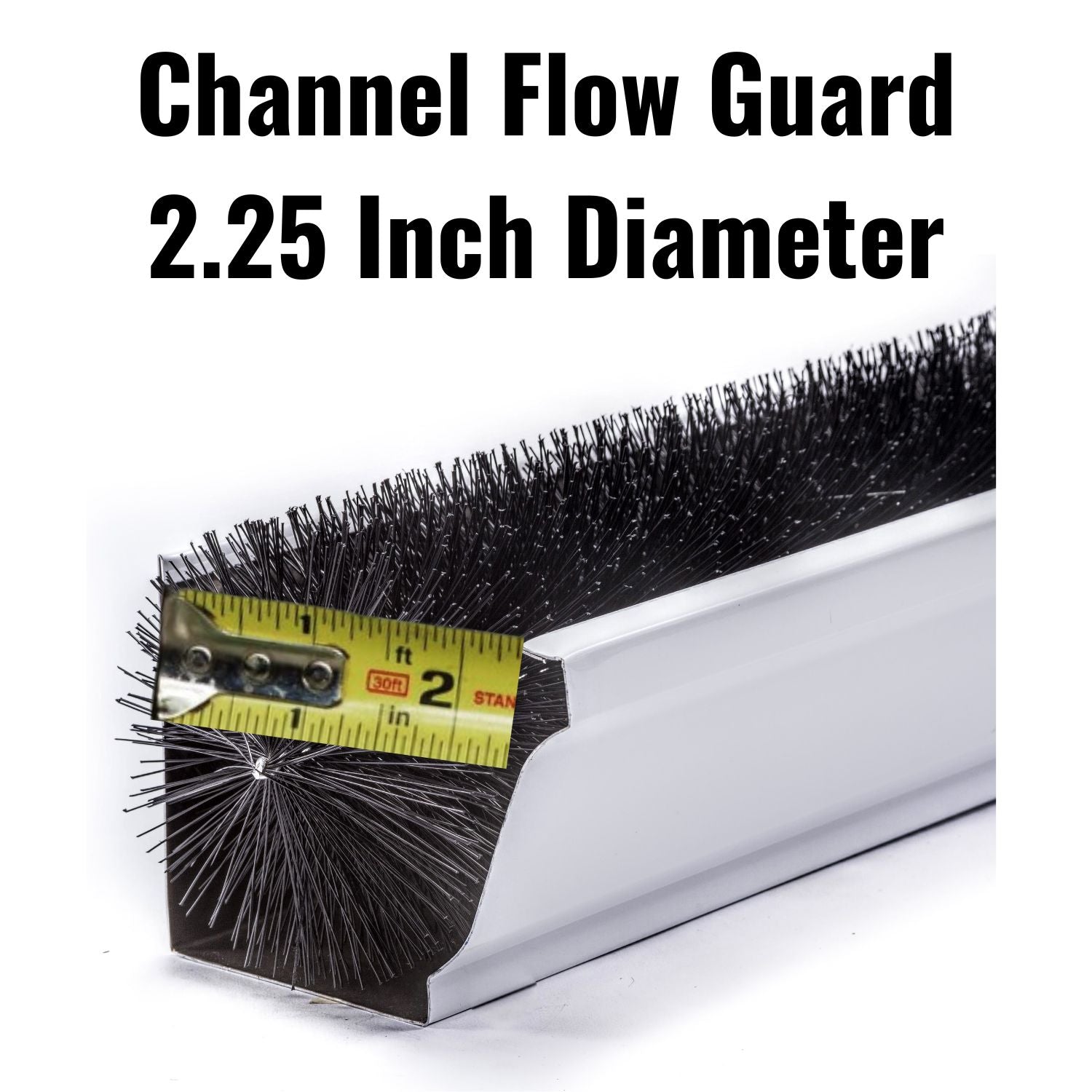 Gutter Guard For Small Gutter Channels - Sample – GutterBrush Gutter Guards