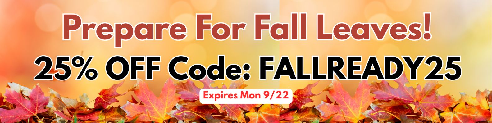 FALLREADY25 - 25% Off