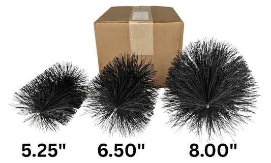 GutterBrush Commercial Sample Pack – 3 Sizes for Large Gutter Systems Metal Building | Post-Frame | Pole Barn | Industrial and Commercial Gutters