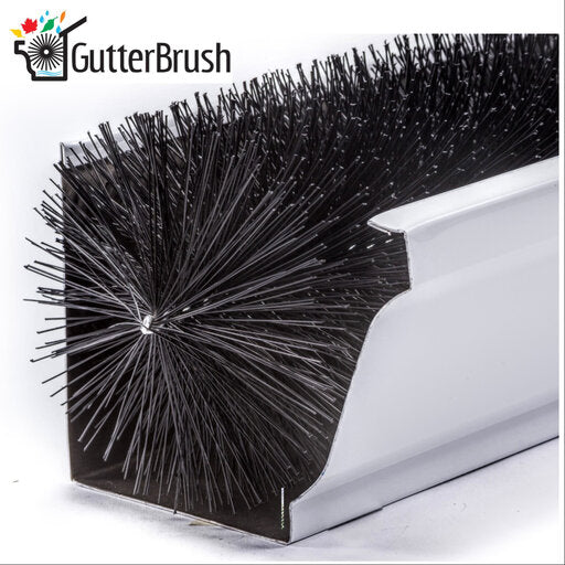 GutterBrush in 5 inch gutter side view