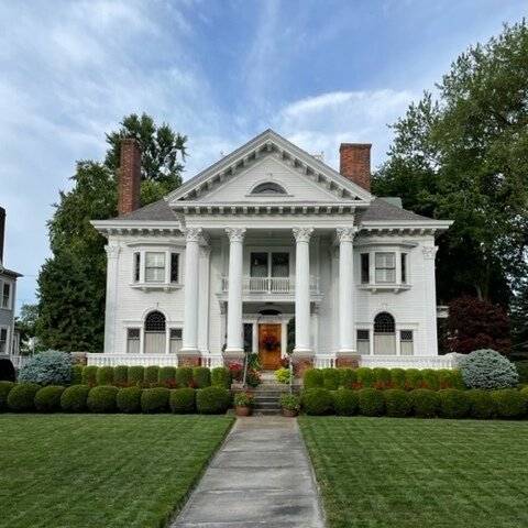 Historic Victorian Home with GutterBrush gutter protection