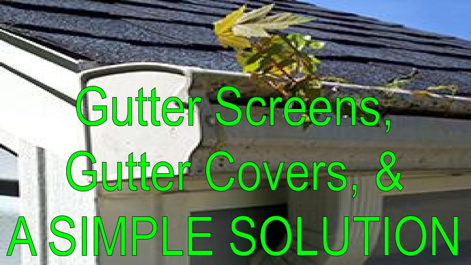 Gutter Cover Clogged with  live Vegetation