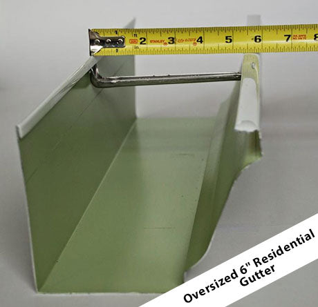 6 INCH GUTTER GUARD - 12 FT. (5.25 IN. DIA.) - GutterBrush Gutter Guards