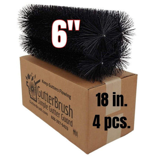 6 INCH GUTTER GUARD - 6 FT. (5.25 IN. DIA.) TRIAL PACK
