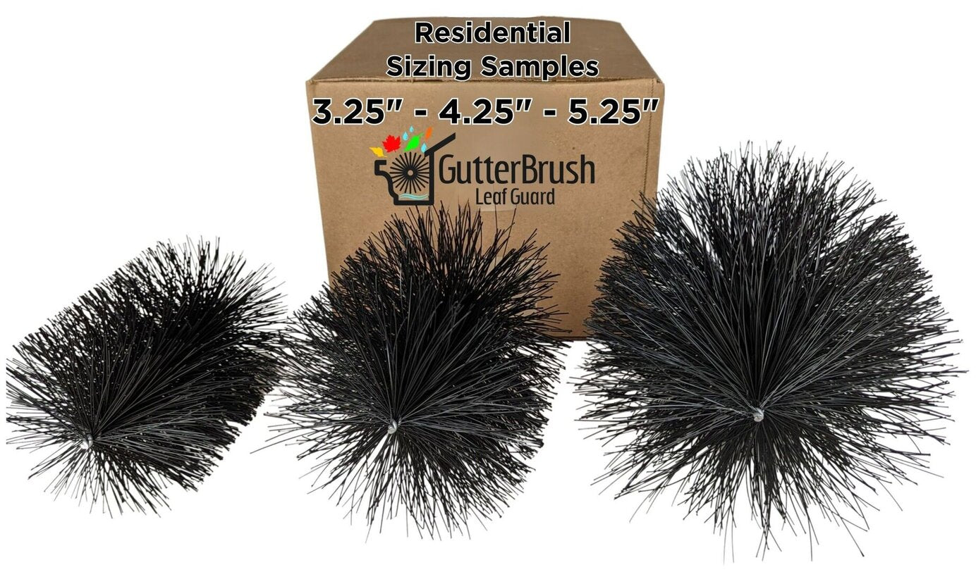 Gutter Guard Samples - GutterBrush Gutter Guards